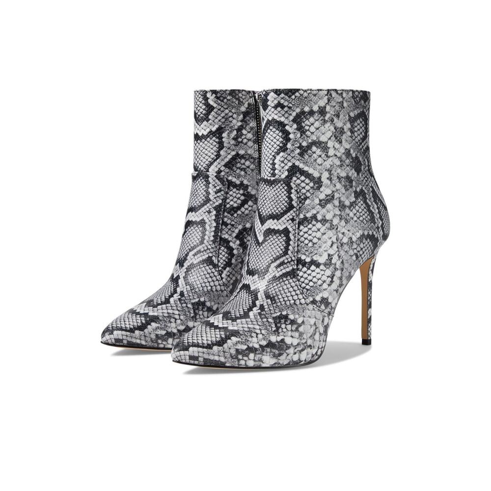 Michael Kors Rue Stiletto Embossed Leather Ankle Boot 9.5 M